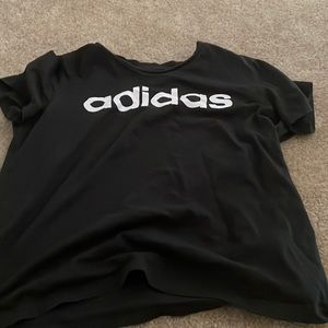 Large adidas black work out T-shirt